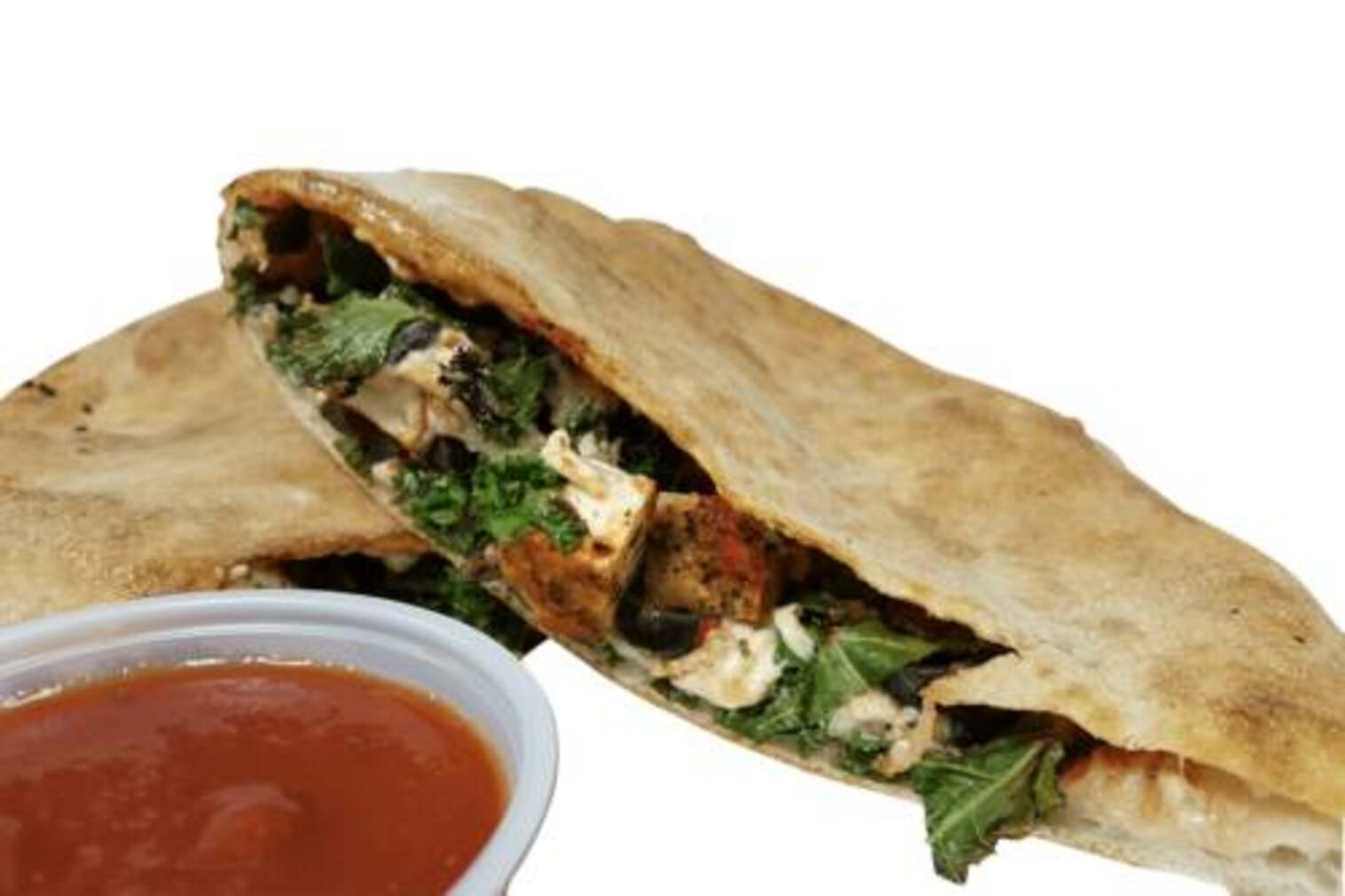 Order Vegan Cheese Calzone (8" Personal) food online from Peace Love And Pizza store, Woodstock on bringmethat.com
