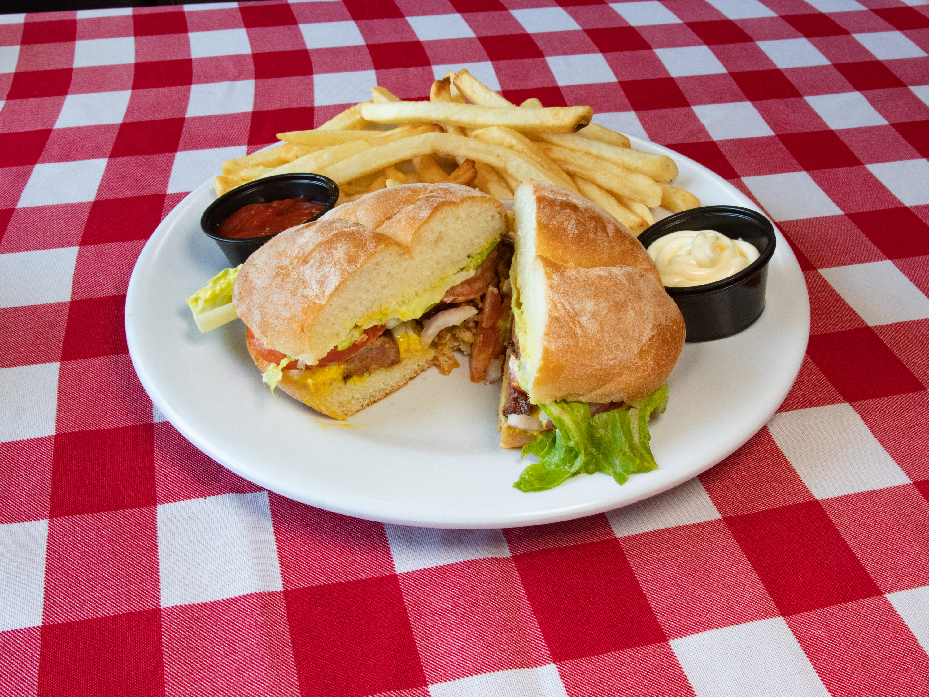 Order Linguica Sandwich food online from Bacalhau Grill store, San Jose on bringmethat.com