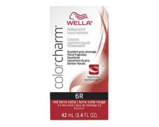 Order Wella ColorCharm Permanent Liquid Haircolor: 6R Red Terra Cotta  food online from iDa Beauty Supply Store store, Middletown on bringmethat.com