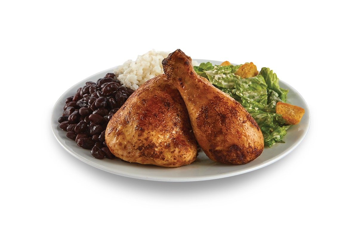 Order 1/4 Fire Grilled Chicken - With Rice and Beans and 1 Additional Side food online from Pollo Tropical store, Pinecrest on bringmethat.com