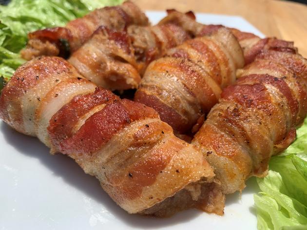 Order Bacon Wrapped Stuffed Jalapenos food online from Cajun Specialty Meats store, Pensacola on bringmethat.com