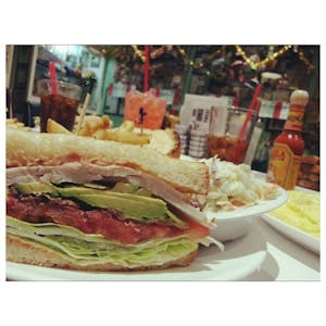 Order Frisco Club Sandwich food online from Cafe 50's (west la) store, Los Angeles on bringmethat.com