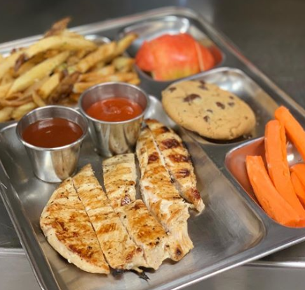 Order Kids Chicken Breast Strips Lunch food online from State Fare Kitchen & Bar store, Houston on bringmethat.com