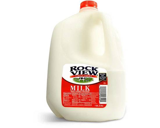 Order Rockview Whole Milk (red cap), 1 gallon food online from Central Liquor Market store, Los Angeles on bringmethat.com