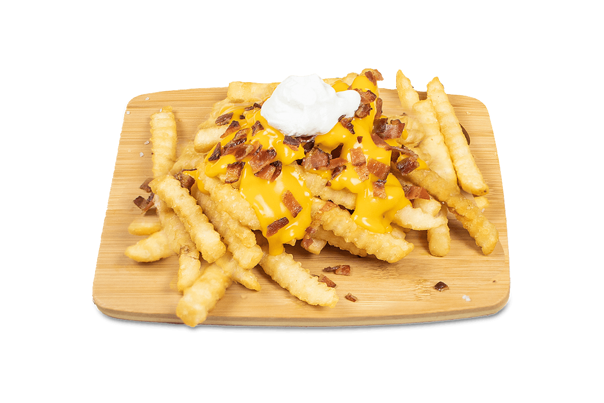 Order Loaded Fries food online from $5 Burgers store, Aurora on bringmethat.com