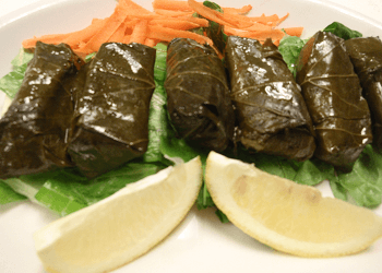 Order 6 Piece Dolmeh food online from Caspian House of Kabob store, Gaithersburg on bringmethat.com