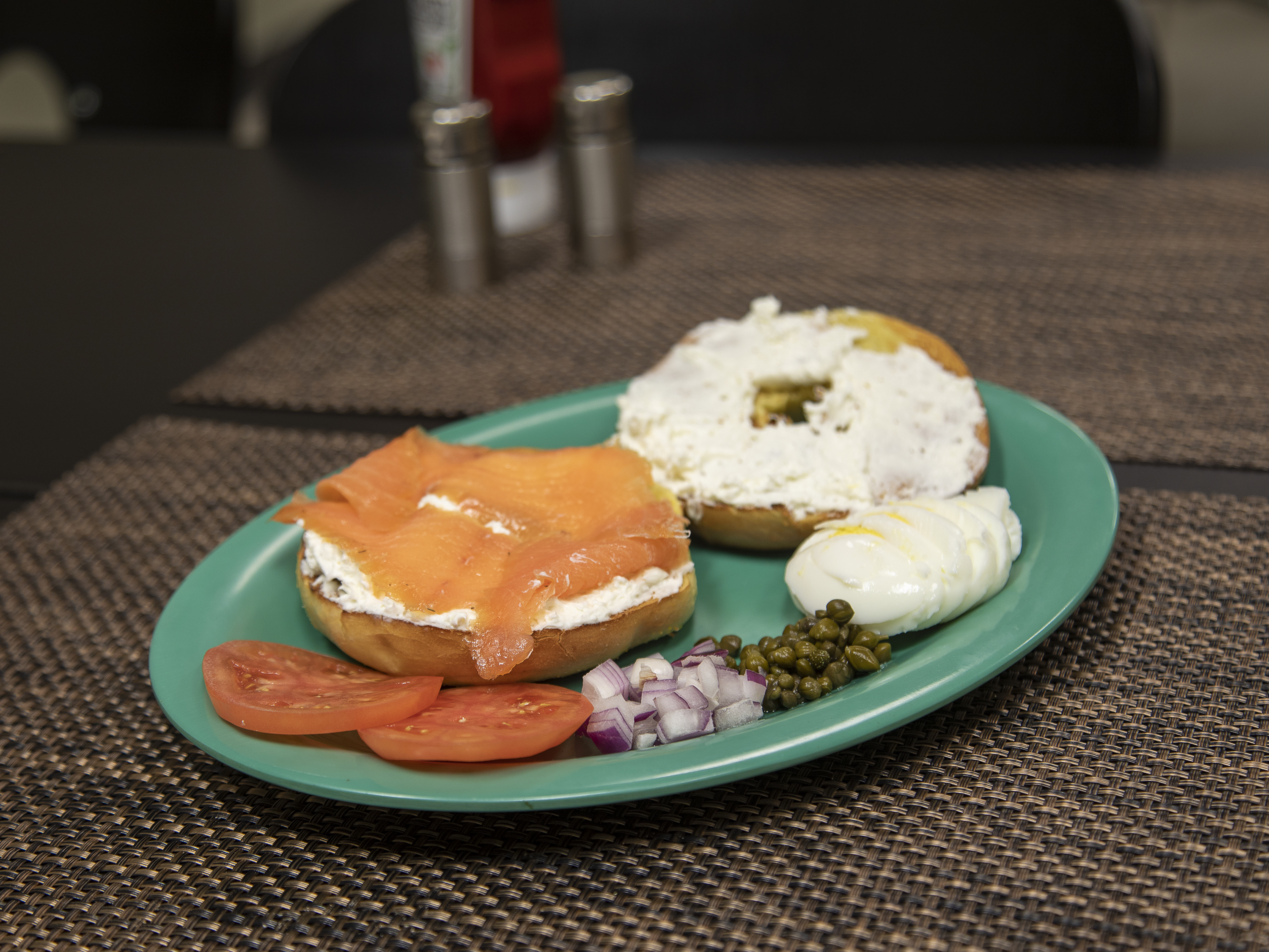 Order Bagels, Cream Cheese and Lox Sandwich food online from Emmeli Cake store, Boise on bringmethat.com