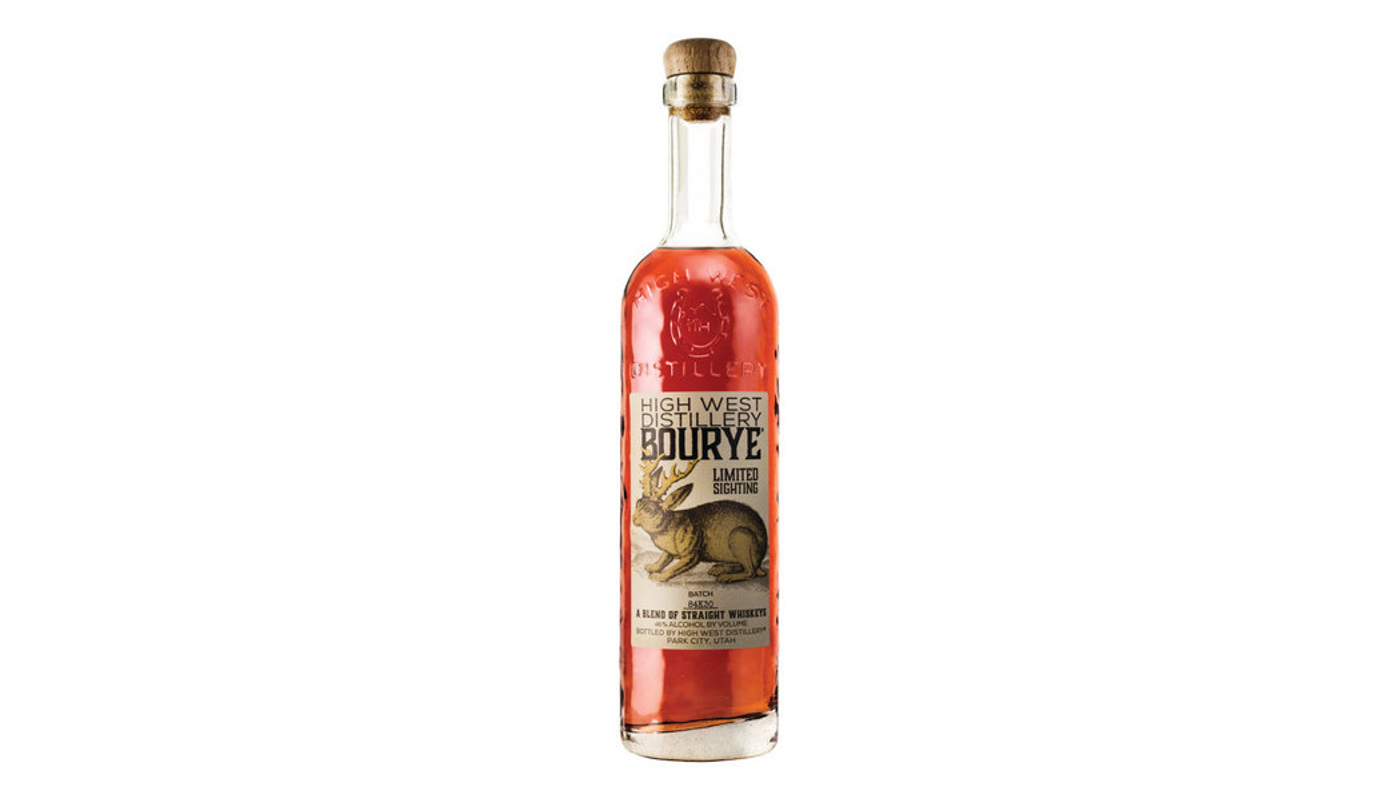 Order High West Bourye Blended Whiskey 750mL food online from House Of Cigar & Liquor store, Redondo Beach on bringmethat.com
