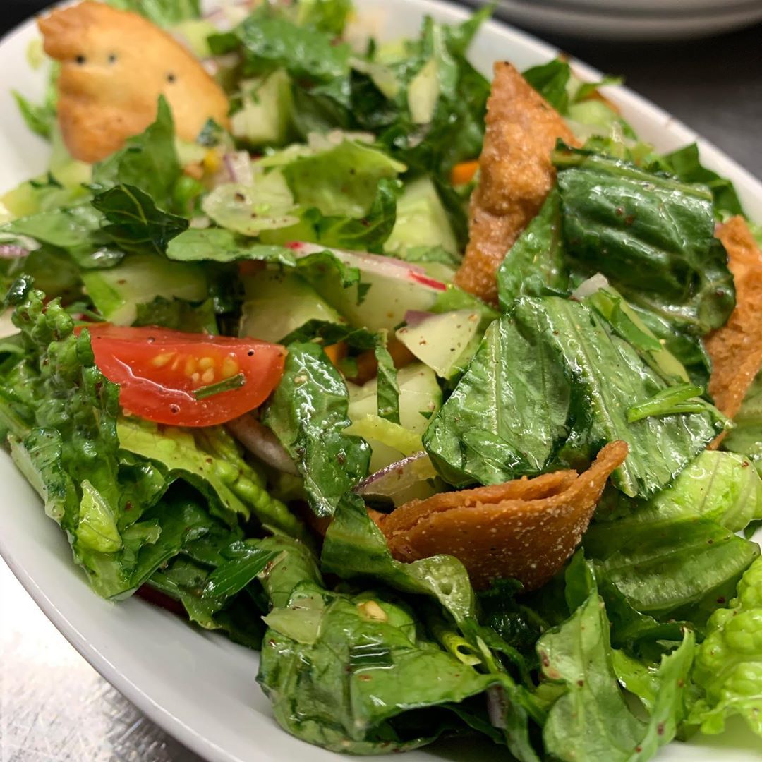 Order Fattoush Salad food online from Semolina Kitchen & Bar store, Medford on bringmethat.com