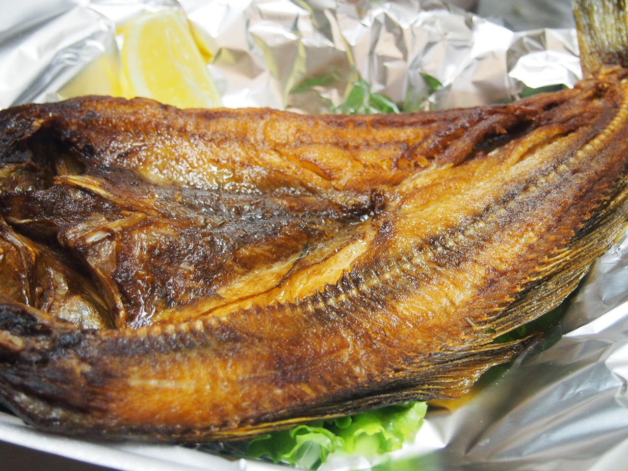 Order J-34B. Grilled Fish-Atka Mackerel (임연수구이/烤青花鱼) food online from Restaurant Namsan store, Los Angeles on bringmethat.com