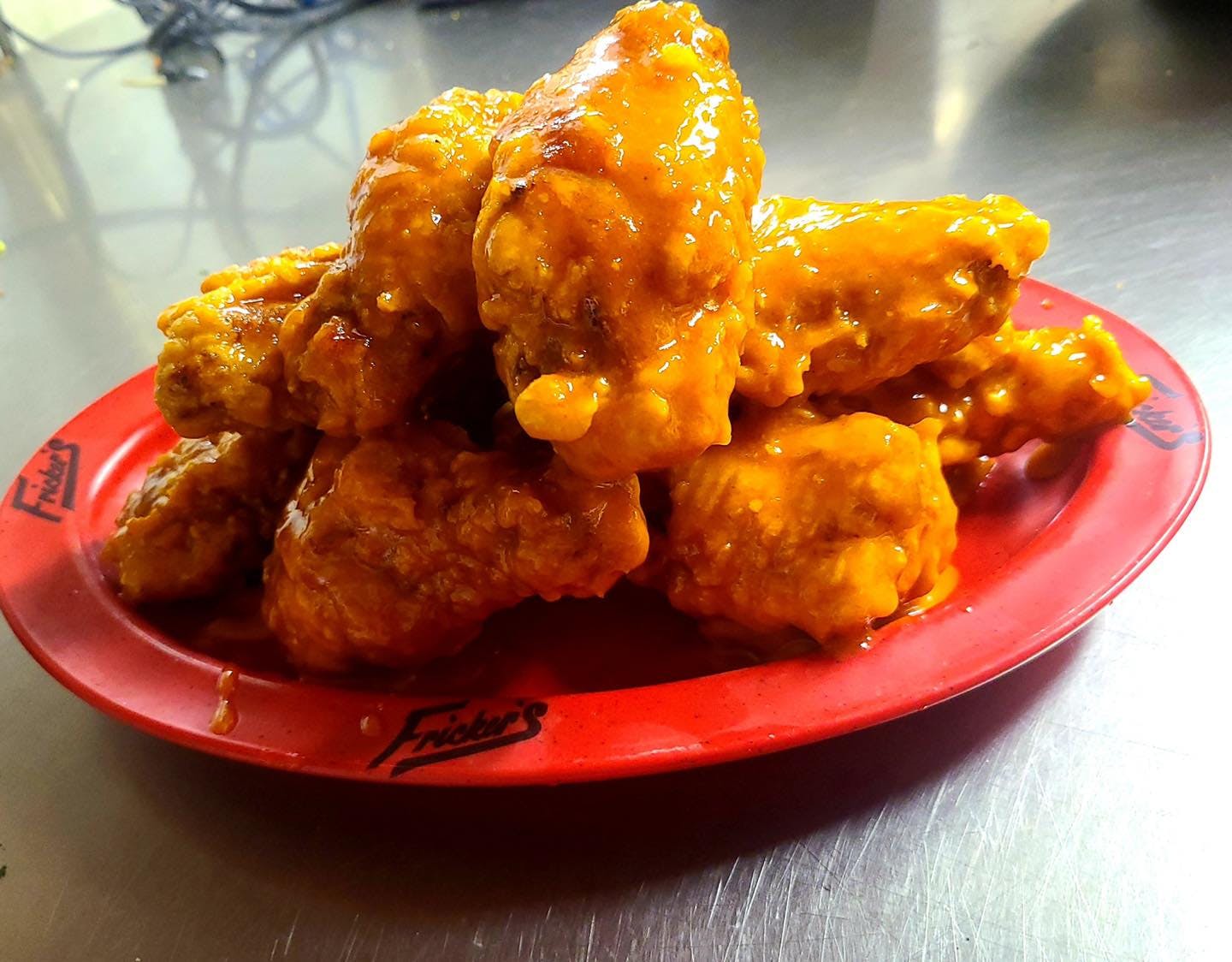 Order Frickin' Wings - 10 Pieces food online from Thirsty Pony Restaurant store, Sandusky on bringmethat.com