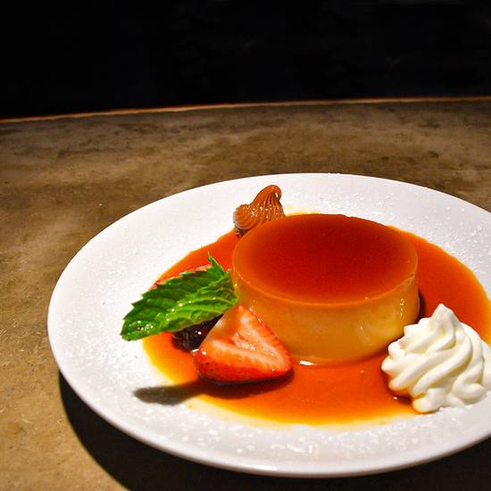 Order Flan de Caramelo food online from Malbec Argentinean Cuisine store, Pasadena on bringmethat.com