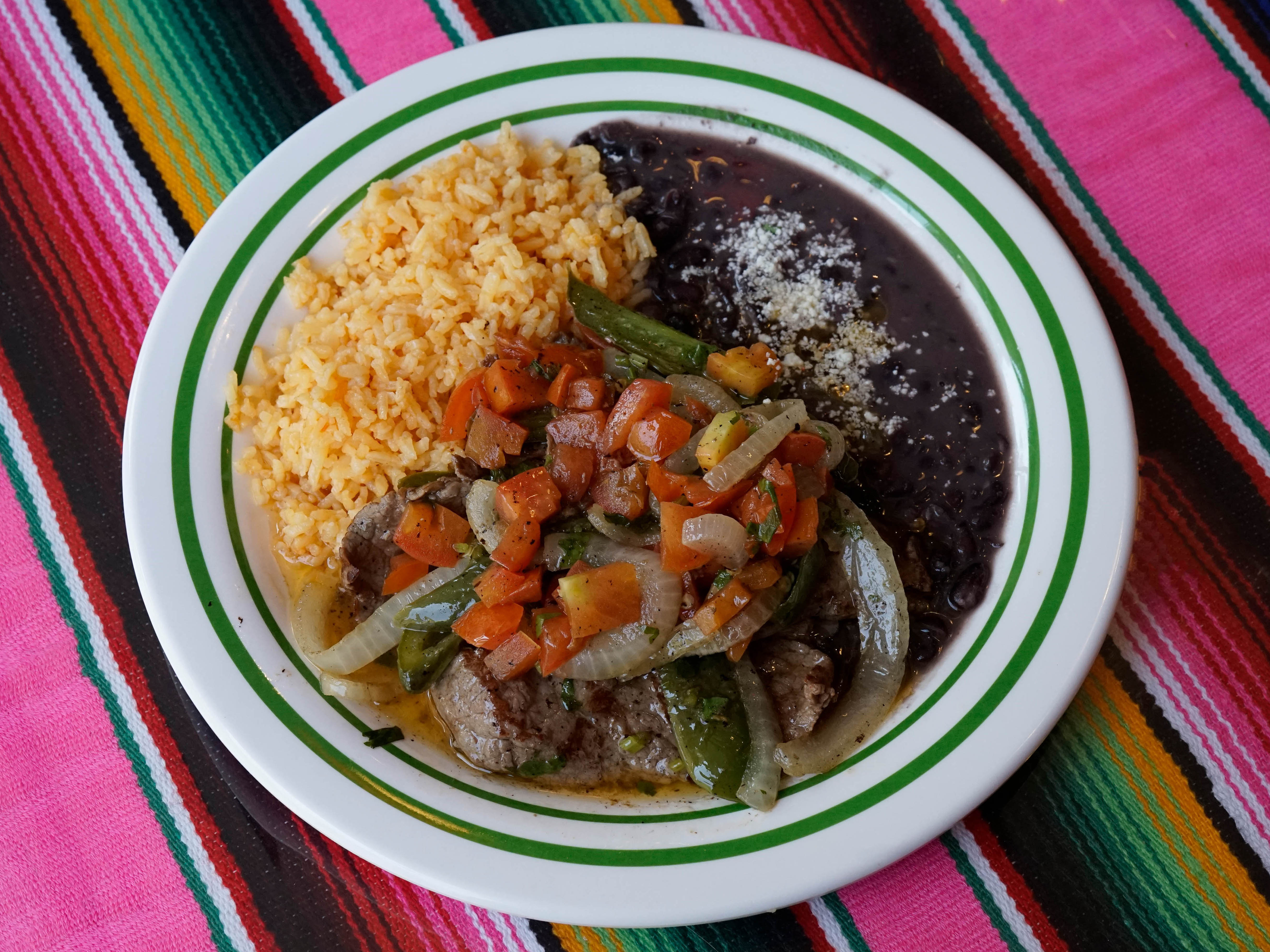 Order Bistec a la Mexicana food online from Viva Mexico Mexican Cuisine store, New York on bringmethat.com