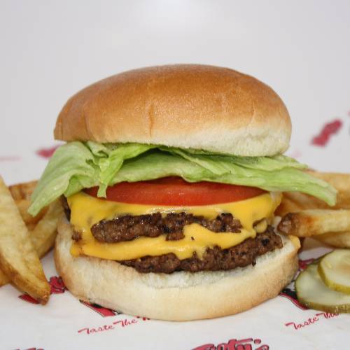 Order Cheese Burger food online from Nifty Fifty's store, Gloucester on bringmethat.com