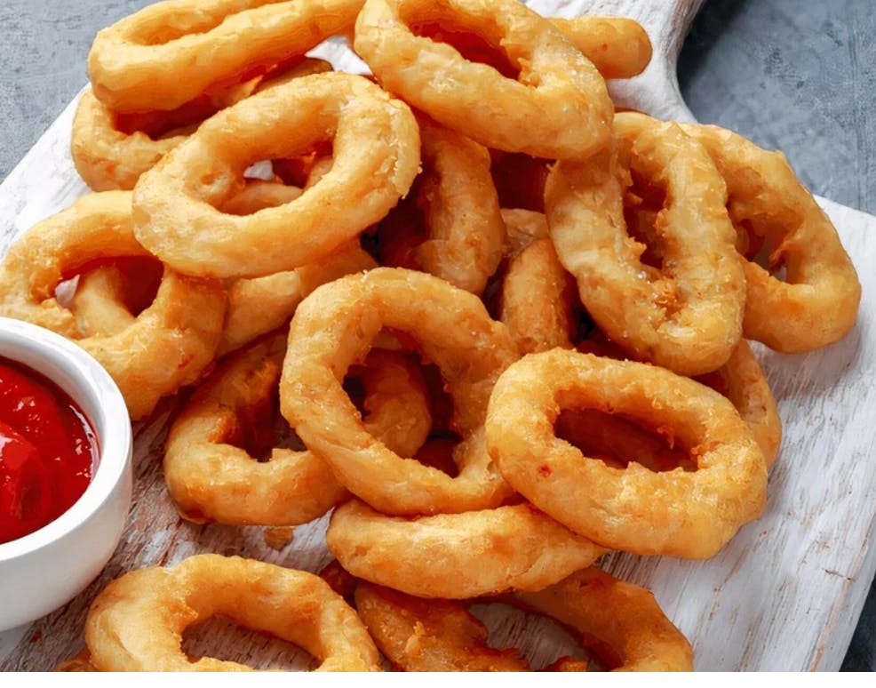 Order Onion Rings - Appetizers food online from Yummy Pizza store, San Francisco on bringmethat.com