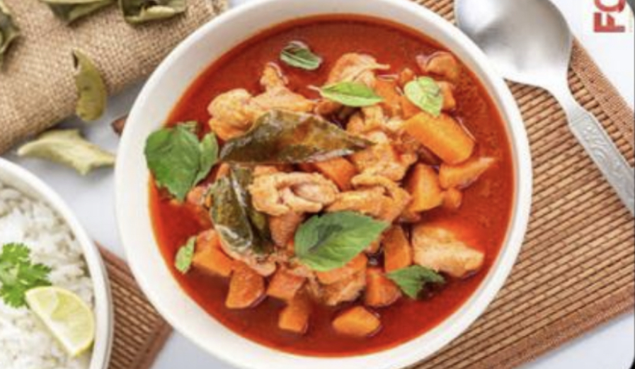 Order 27. Thai Red Curry food online from Amazing Myanmar Asian Cuisine store, Kentwood on bringmethat.com
