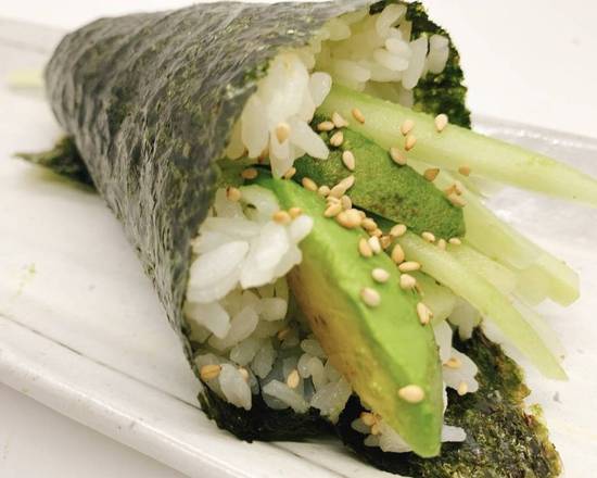 Order Avocado Cucumber Hand Roll food online from Narumi Sushi store, Lemon Grove on bringmethat.com