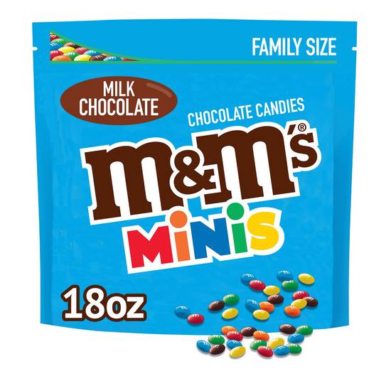 Order M&M'S Minis Milk Chocolate Candy, Family Size, 18 OZ food online from Cvs store, SARATOGA on bringmethat.com