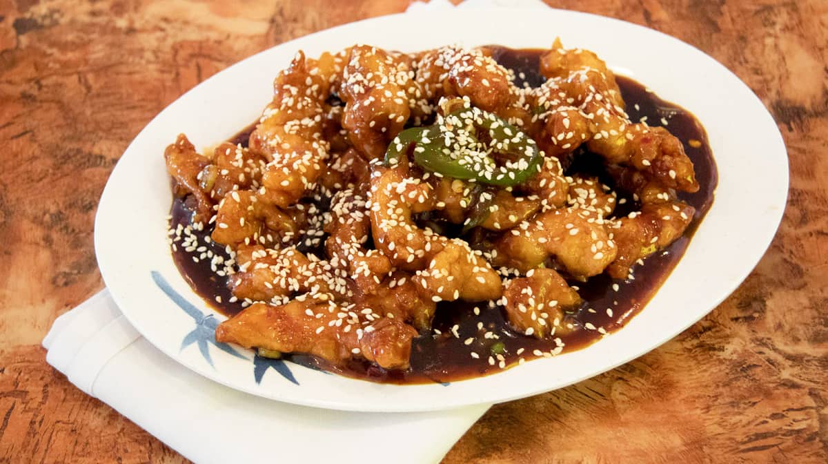 Order H3. Sesame Chicken food online from China King store, Narberth on bringmethat.com