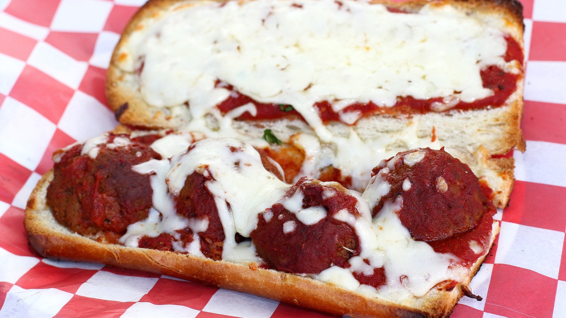 Order Meatball Sandwich food online from Sf Hole In The Wall Pizza store, San Francisco on bringmethat.com