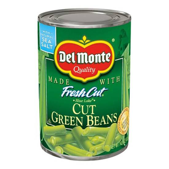 Order Del Monte Fresh Cut Blue Lake Green Beans 14.5oz food online from Everyday Needs by Gopuff store, Clovis on bringmethat.com