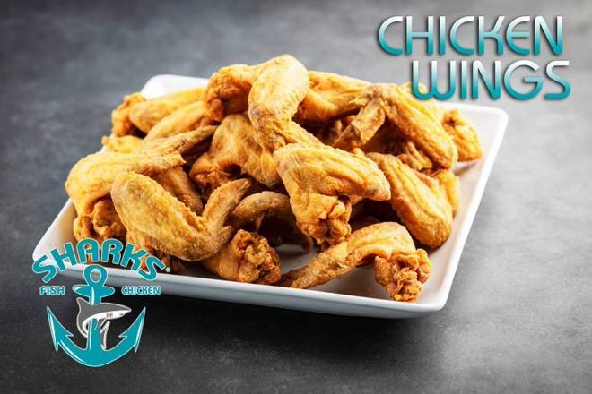 Order 50 Wings Dinner food online from Sharks Fish & Chicken store, Gary on bringmethat.com