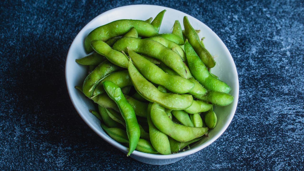 Order Steamed Edamame food online from Bento & Noodles store, Chula Vista on bringmethat.com