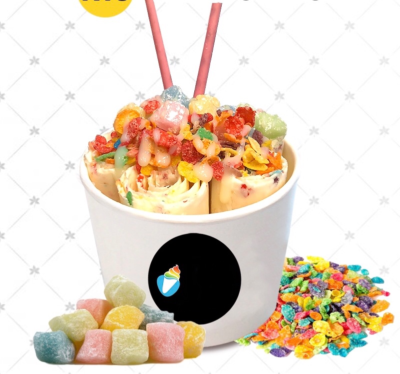 Order R18. Rainbow Road Ice Cream food online from Ice And Fire Ice Cream store, Milford on bringmethat.com