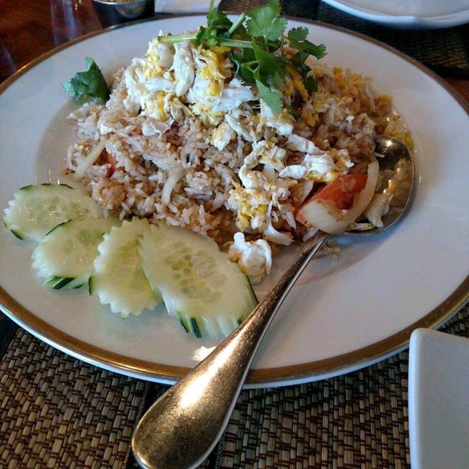 Order Crab Fried Rice food online from Lucki Thai Restaurant store, Las Vegas on bringmethat.com