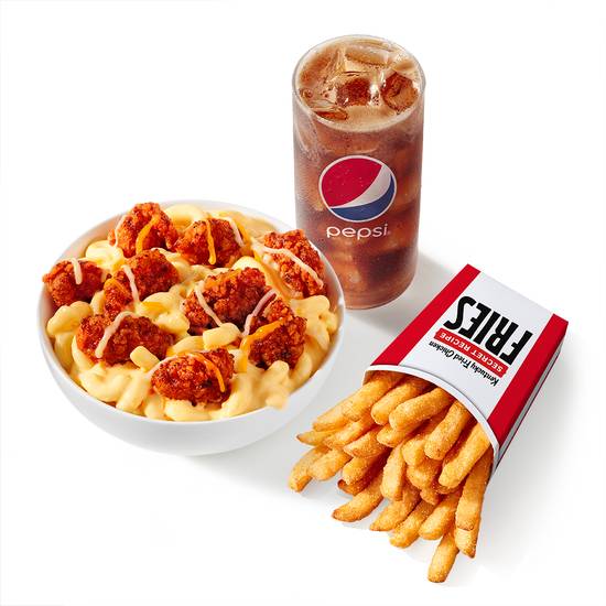 Order Spicy Mac & Cheese Bowl Combo food online from KFC store, Dayton on bringmethat.com