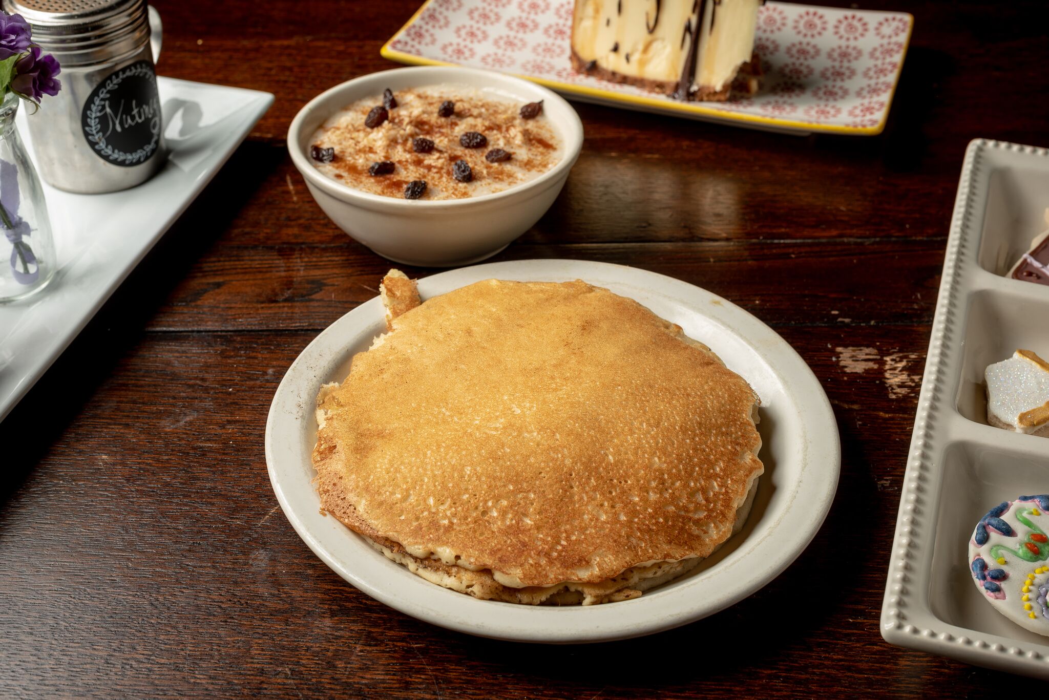 Order Buttermilk Pancakes food online from Sugarbakers Bistro & Bakery store, Corpus Christi on bringmethat.com