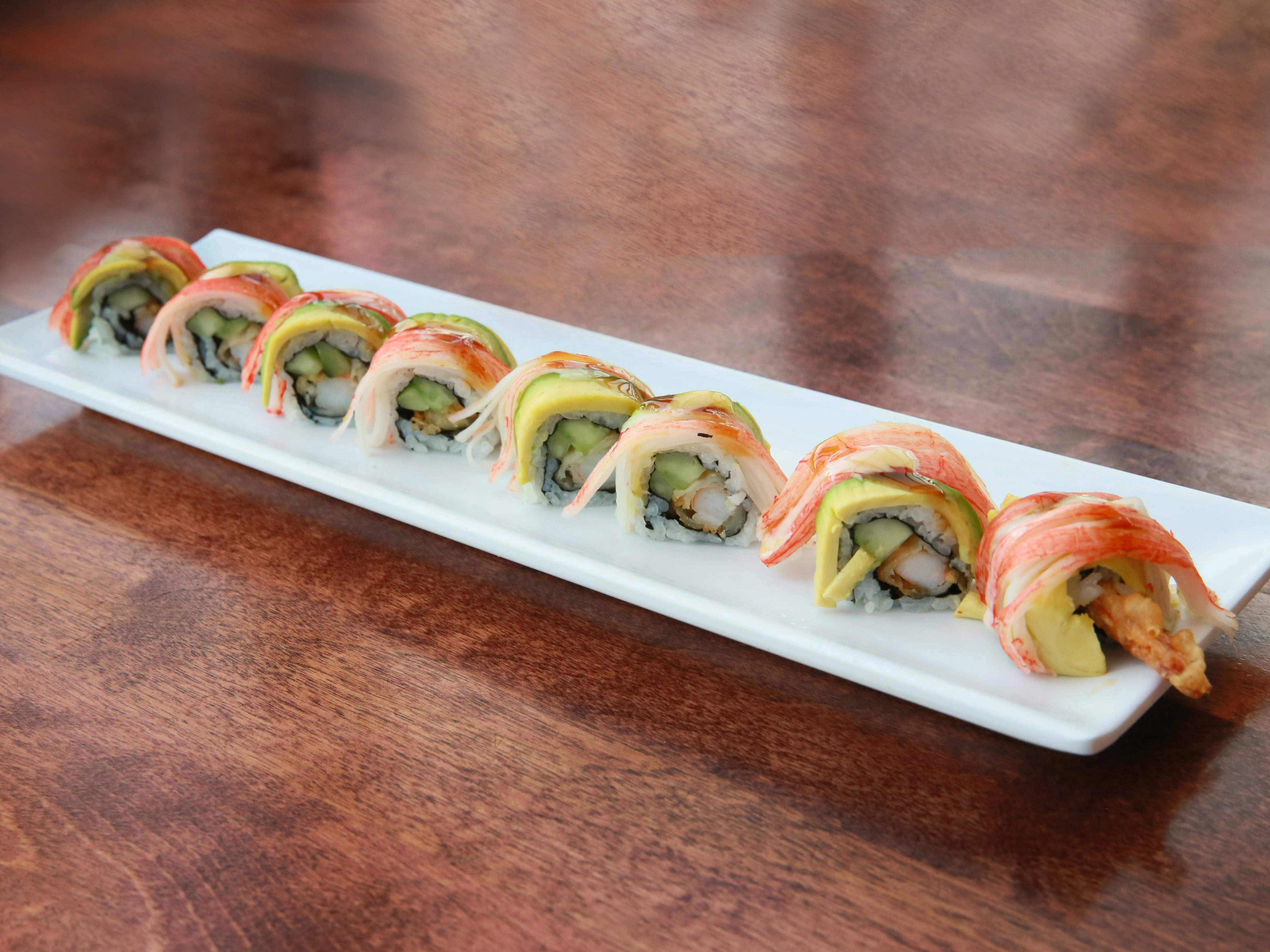 Order Crabby Wasabi Roll food online from Tanpopo Ramen & Sushi Restaurant store, Hales Corners on bringmethat.com