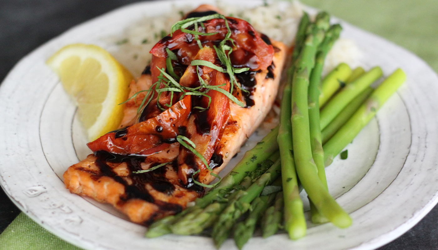 Order Herb-Grilled Salmon food online from Max & Erma store, Erie on bringmethat.com