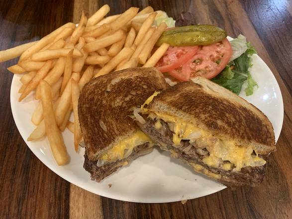 Order Patty Melt Deluxe food online from Silver Spoon Diner store, New York on bringmethat.com
