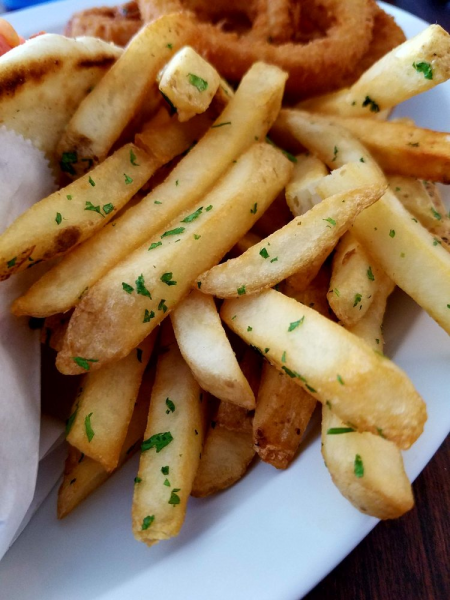 Order French Fries food online from Mikonos Grill store, Milpitas on bringmethat.com