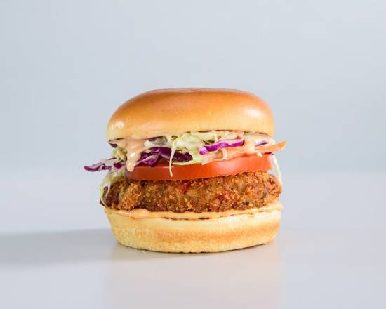 Order Spicy Crabcake Sandwich food online from Veggie Grill store, Los Angeles on bringmethat.com