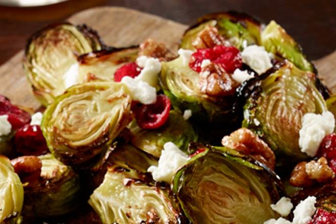 Order DRESSED ROASTED BRUSSEL SPROUTS food online from 54th Street Grill & Bar - store, St. Louis on bringmethat.com