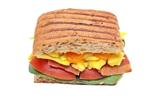 Order Breakfast Panini - Full food online from Fresh Healthy Cafe store, San Marcos on bringmethat.com