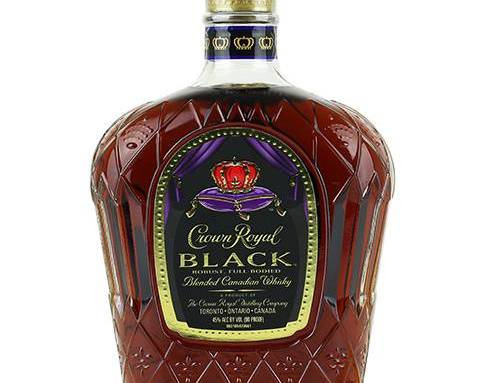 Order Crown Royal Black Whiskey 750 mL (ABV 45%)  food online from Central Liquor Market store, Los Angeles on bringmethat.com