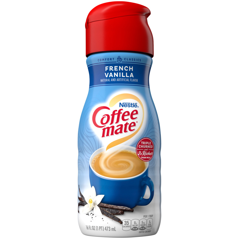 Order Coffee-mate Liquid Coffee Creamer, French Vanilla - 16 fl oz food online from Rite Aid store, MILLER PLACE on bringmethat.com