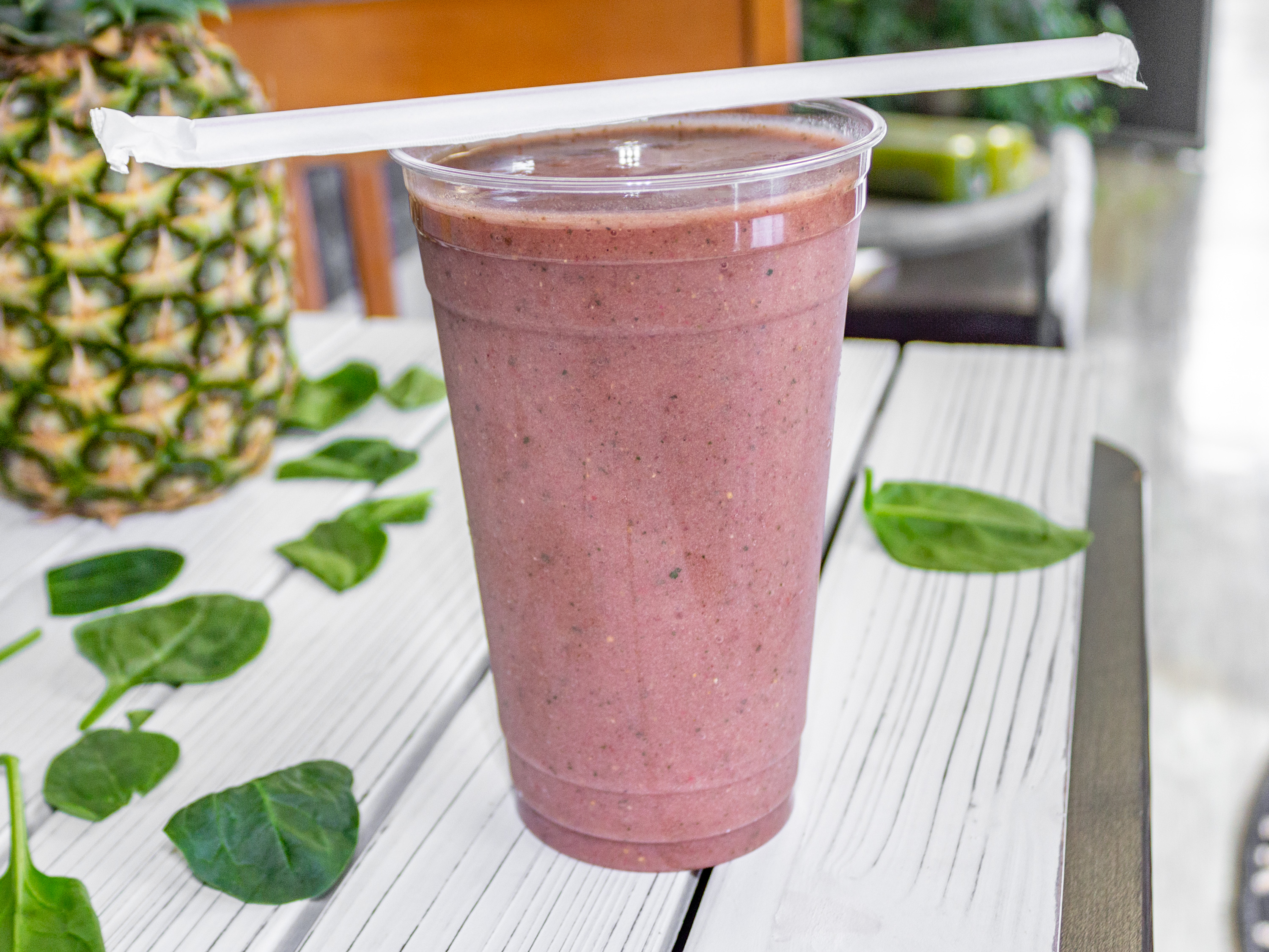 Order Strawberry Banana Acai Smoothie food online from The Grove store, Hamburg on bringmethat.com