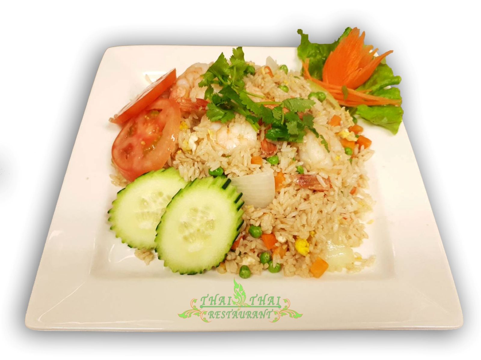 Order F1. Thai Frked Rice food online from Thai Thai Restaurant store, Fallbrook on bringmethat.com