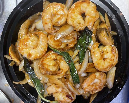 Order Spicy Basil Shrimp  food online from Asian wok cafe store, Alexandria on bringmethat.com