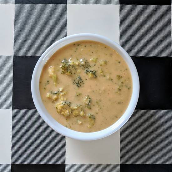 Order Broccoli Cheddar Soup (Cup) food online from Vegan East store, Minneapolis on bringmethat.com