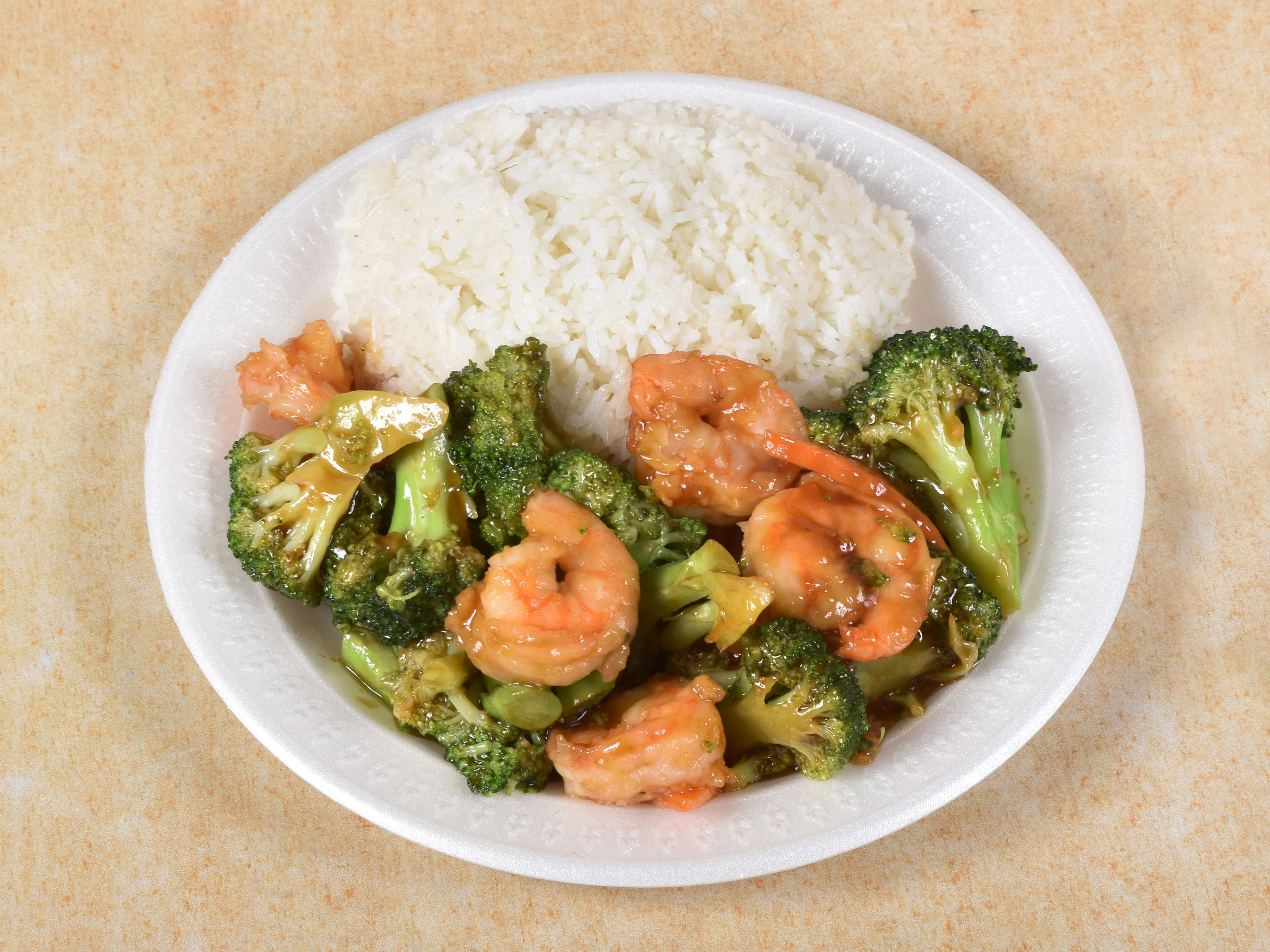 Order 100. Shrimp with Broccoli food online from AA Chinese Restaurant - Bronx store, Bronx on bringmethat.com