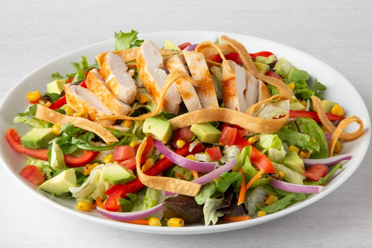 Order Southwest Salad food online from Village Inn store, Denver on bringmethat.com