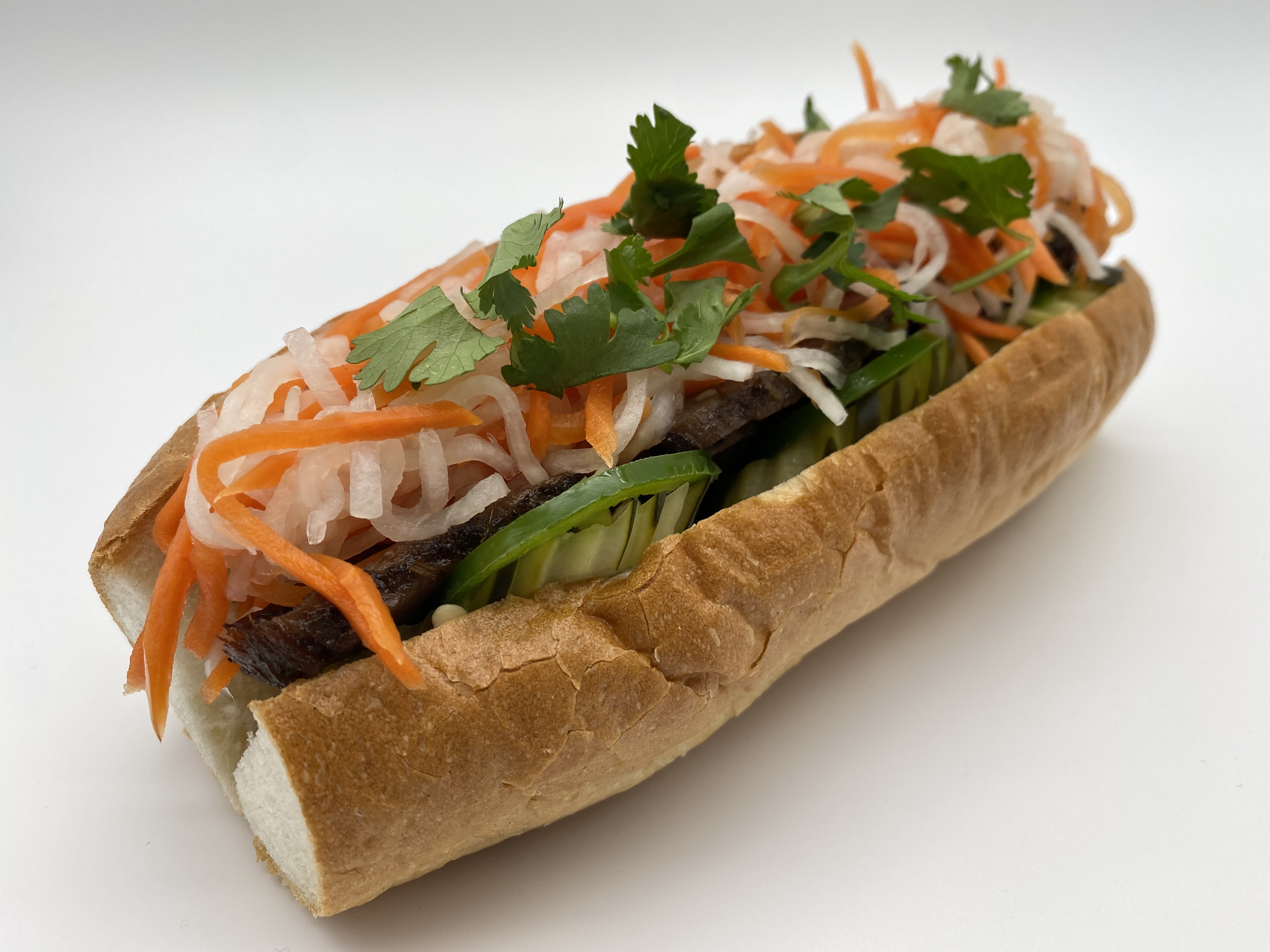 Order S5. Grilled Beef Sandwich food online from House of Pho store, Hoffman Estates on bringmethat.com