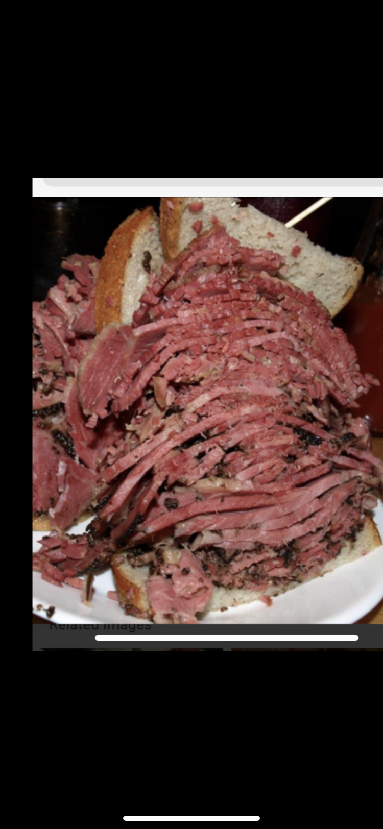 Order 20. Famous Hot Pastrami Sandwich food online from Cornedbeef And Pastrami Delicatessen store, Pittsburgh on bringmethat.com