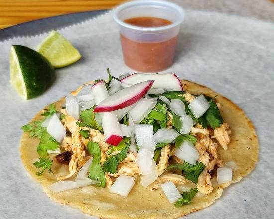 Order 4 Creamy Tinga ( Creamy Chipotle Chicken) food online from Taco Libre store, Troy on bringmethat.com