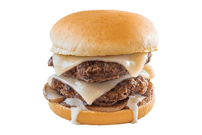 Order Mushroom Swiss Burger food online from Elevation Burger store, Hyattsville on bringmethat.com
